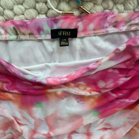 AFRM Pink and Orange Floral Set REVOLVE - Picture 13 of 16